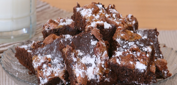 Bacon and Salted Caramel Brownies