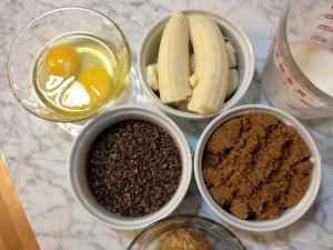 peanut butter banana bread ingredients