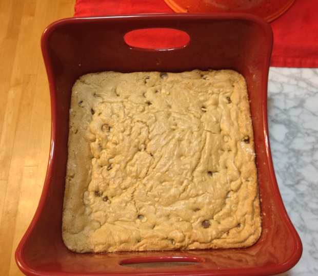 peanut butter bars cool in pan