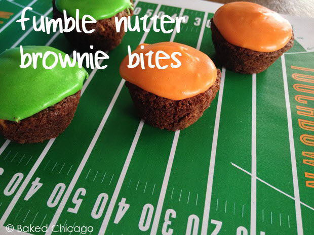 Fumble Nutter Brownie Bites