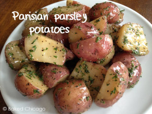 ooh la la - Parisian parsley potatoes are the perfect side dish for slow cooker coq au vin #shop