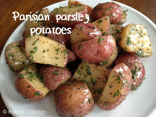 ooh la la - Parisian parsley potatoes