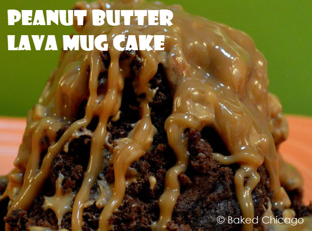 peanut butter lava mug cake