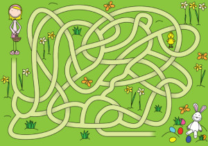 Free Printable - Easter Maze (for personal use only), #FreshTake #CollectiveBias